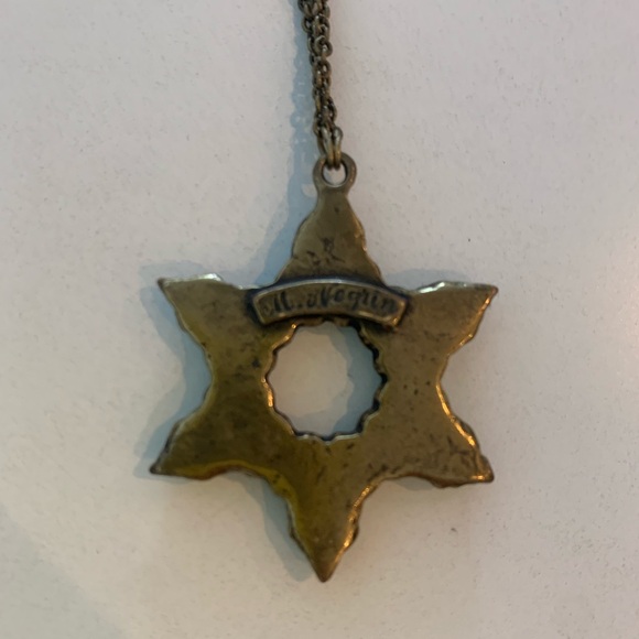Holiday Sale! 🤩 Michal Negrin Star of David Pendant Necklace - Turquoise - Picture 4 of 9